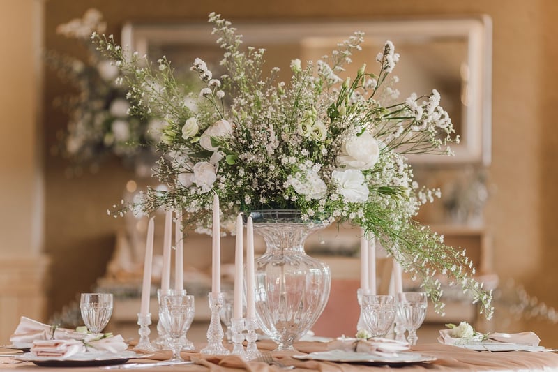 Crystal Elegance Wedding Setting