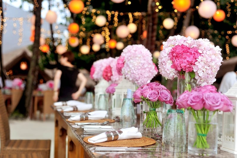 Whimsical Woodland Wedding Setting